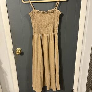 Light brown dress